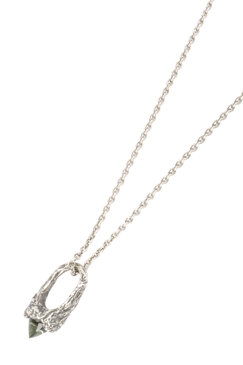 Collier à effet usé en argent Tobias Wistisen