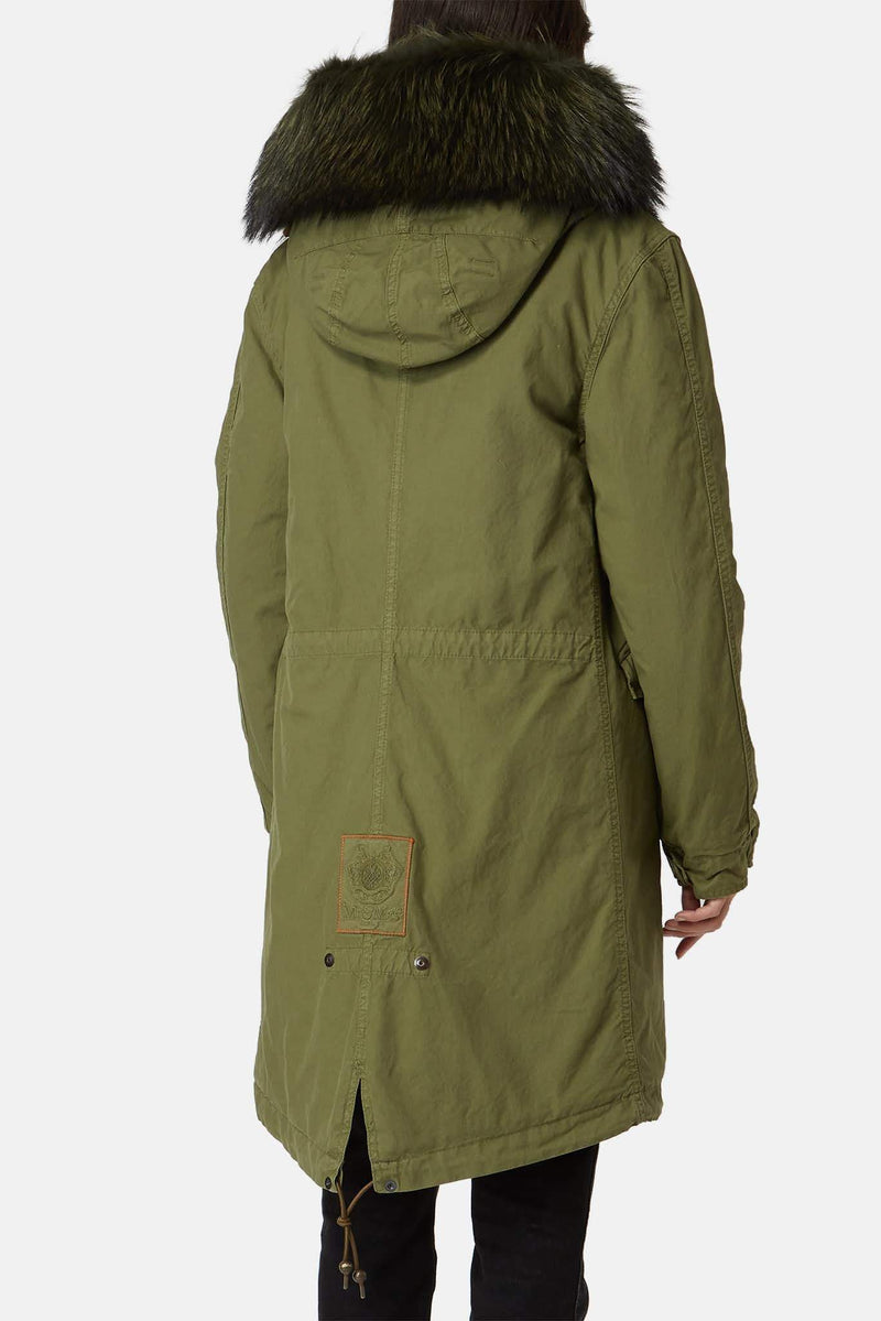 Parka en coton kaki Mr&Mrs