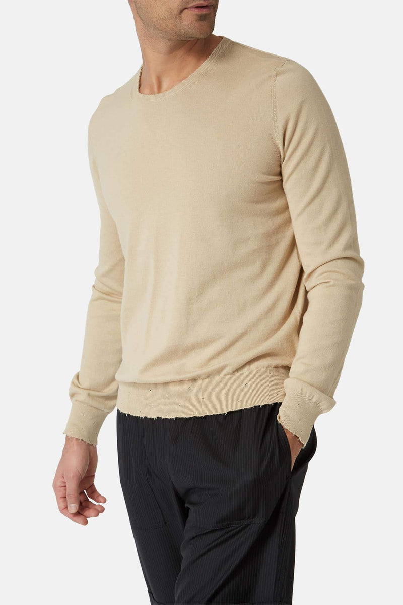 Pull en coton beige Maison Margiela