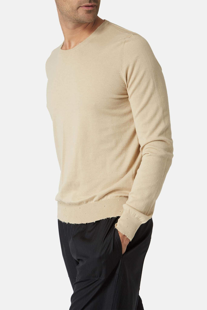 Pull en coton beige Maison Margiela