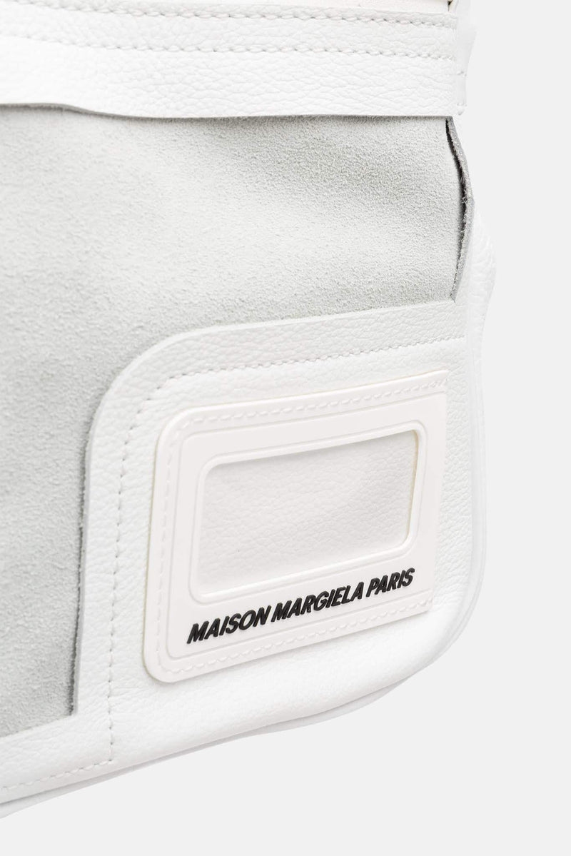 Sac bandoulière en cuir blanc Maison Margiela