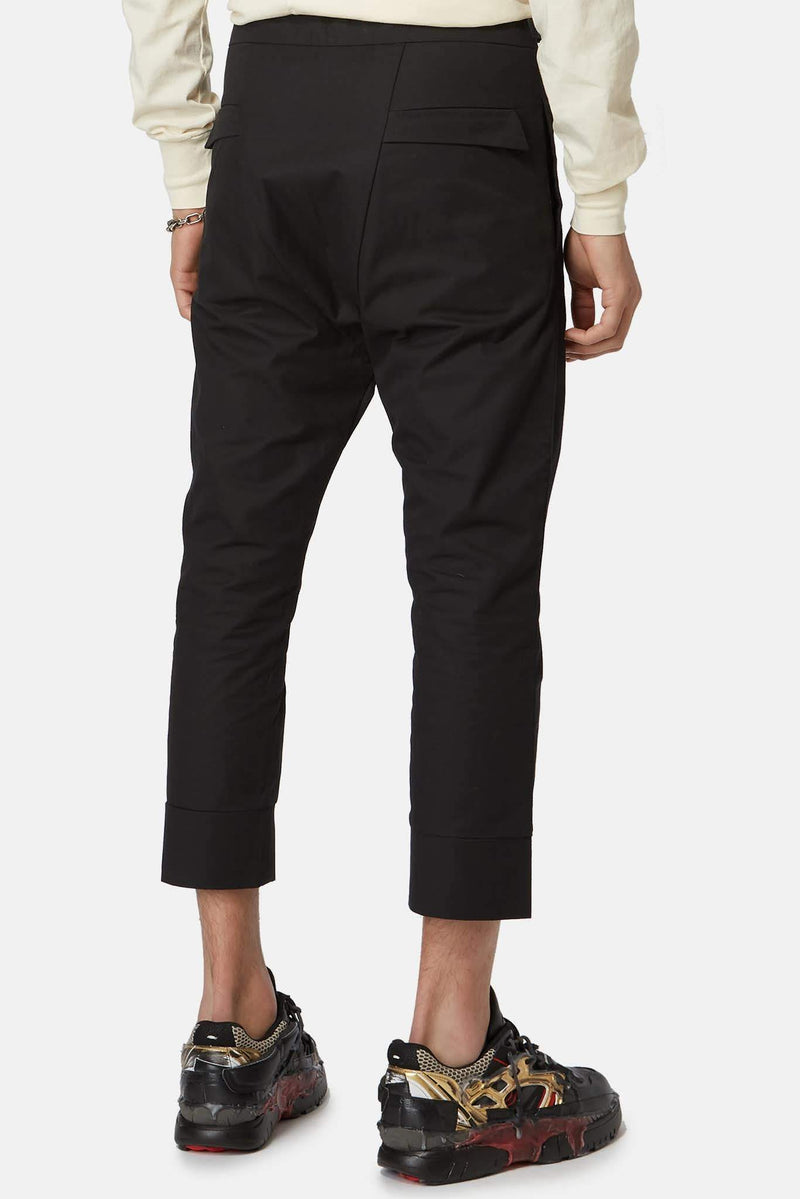 Pantalon en coton noir Deepti