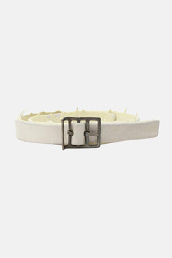 Ceinture en cuir blanche Carol Christian Poell