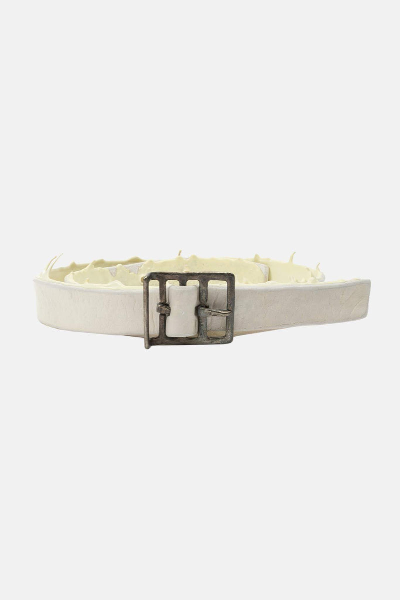 Ceinture en cuir blanche Carol Christian Poell