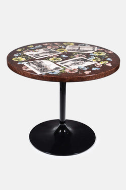 Table d'Appoint en Bois Fornasetti Vintage