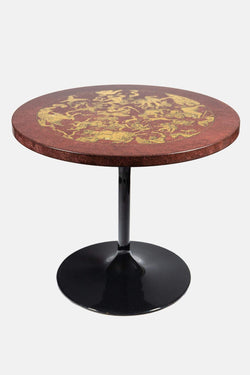 Table d'Appoint en Bois Fornasetti Vintage