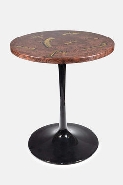 Table d'Appoint en Bois Fornasetti Vintage