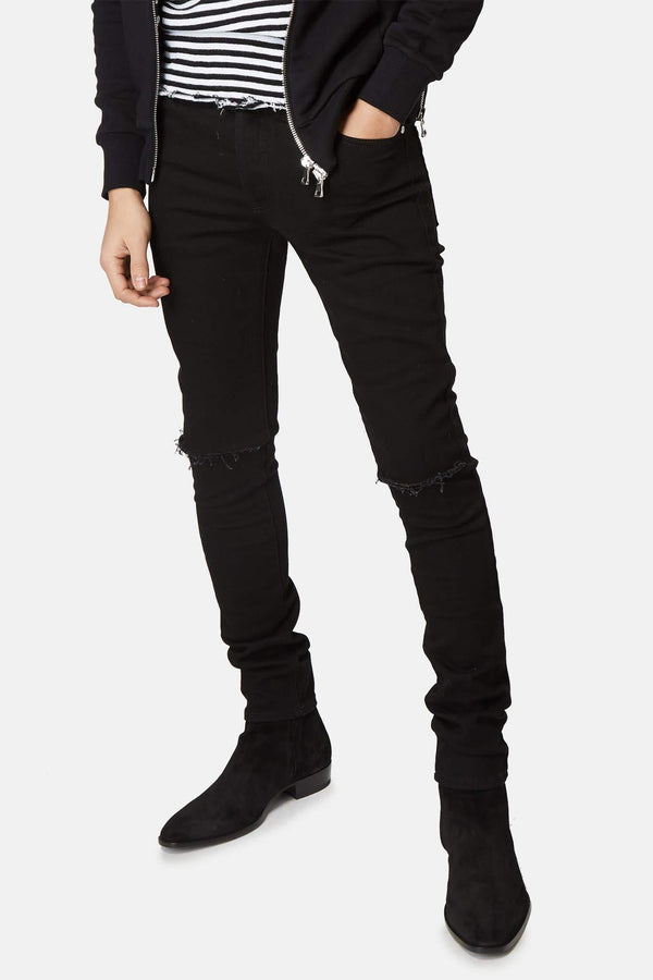 Jean en coton noir Balmain