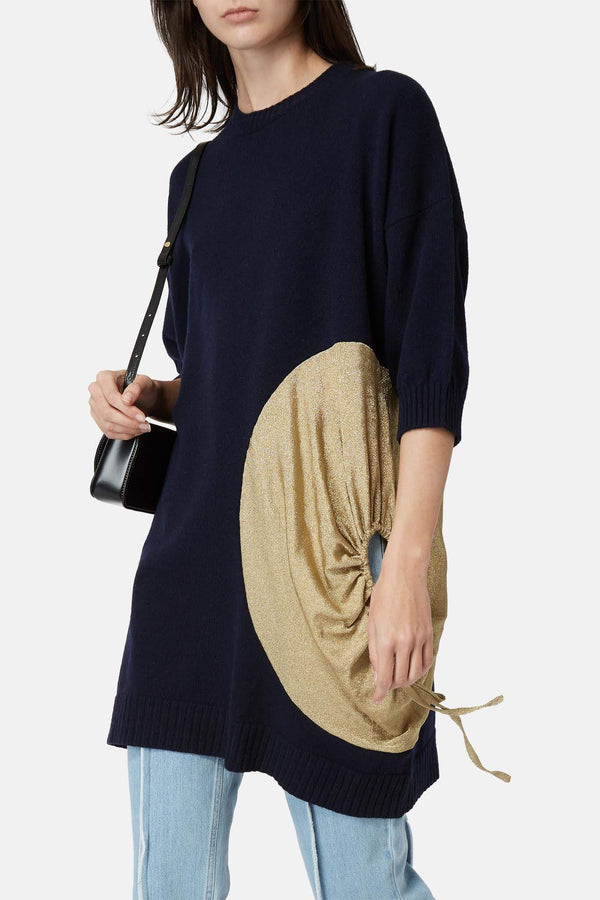 Pull en laine bleu marine J.W Anderson