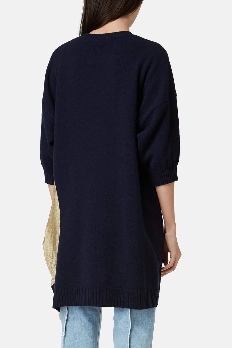 Pull en laine bleu marine J.W Anderson