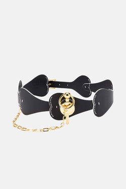 Ceinture en cuir noire J.W Anderson