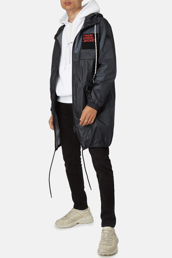 Imperméable noir "Delaporte" Moncler