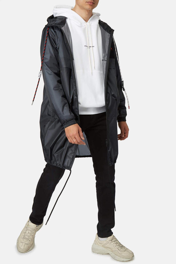 Imperméable noir "Delaporte" Moncler