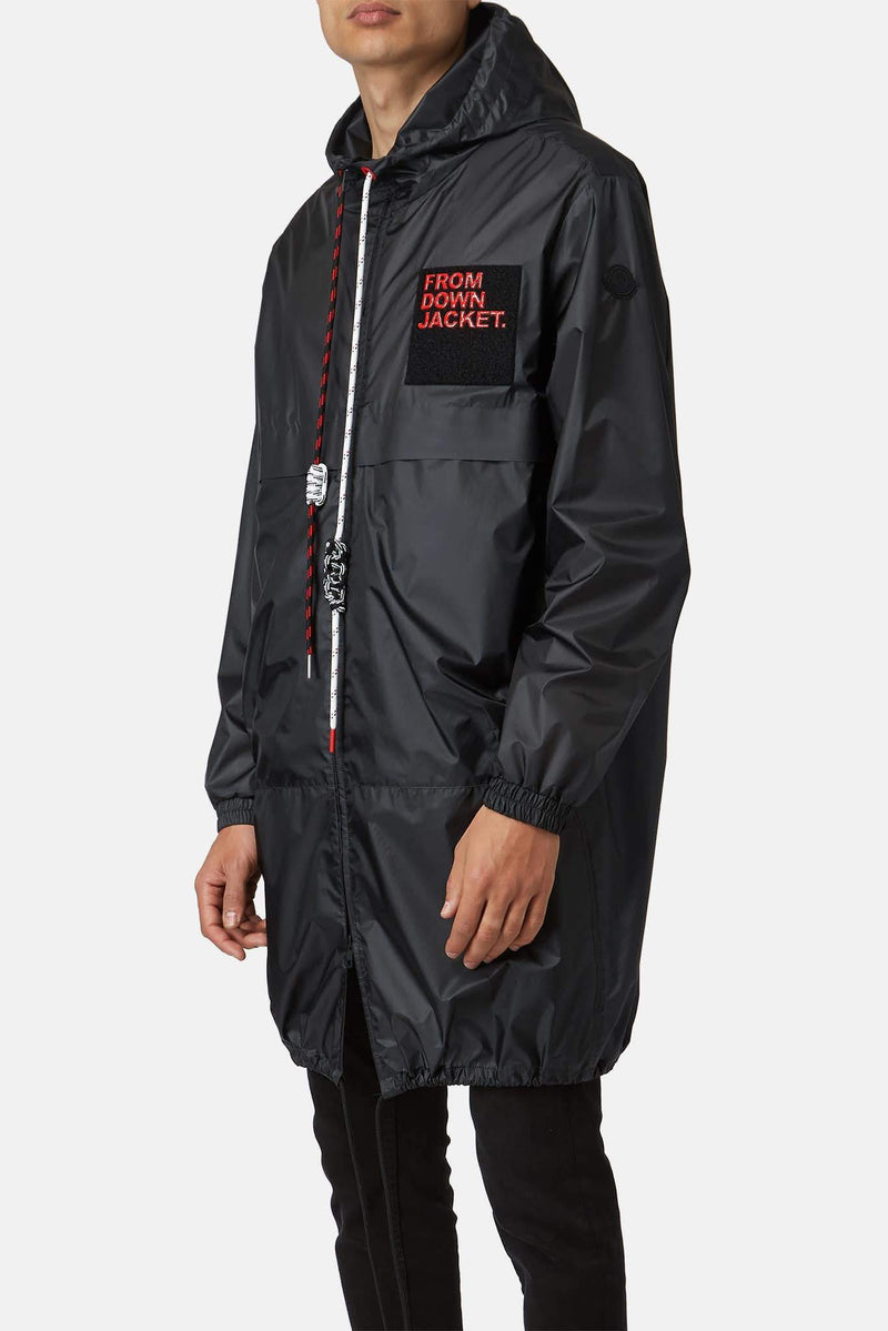 Imperméable noir "Delaporte" Moncler