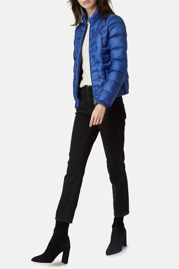 Doudoune bleue "Vilnius" Moncler