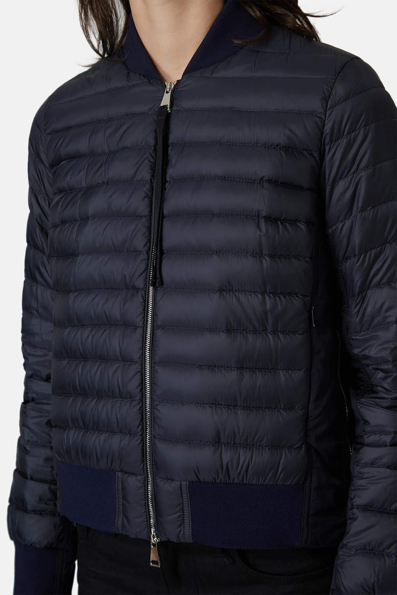 Doudoune légère bleue marine "Rome" Moncler