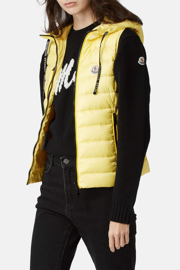 Doudoune jaune "Sucrette" Moncler