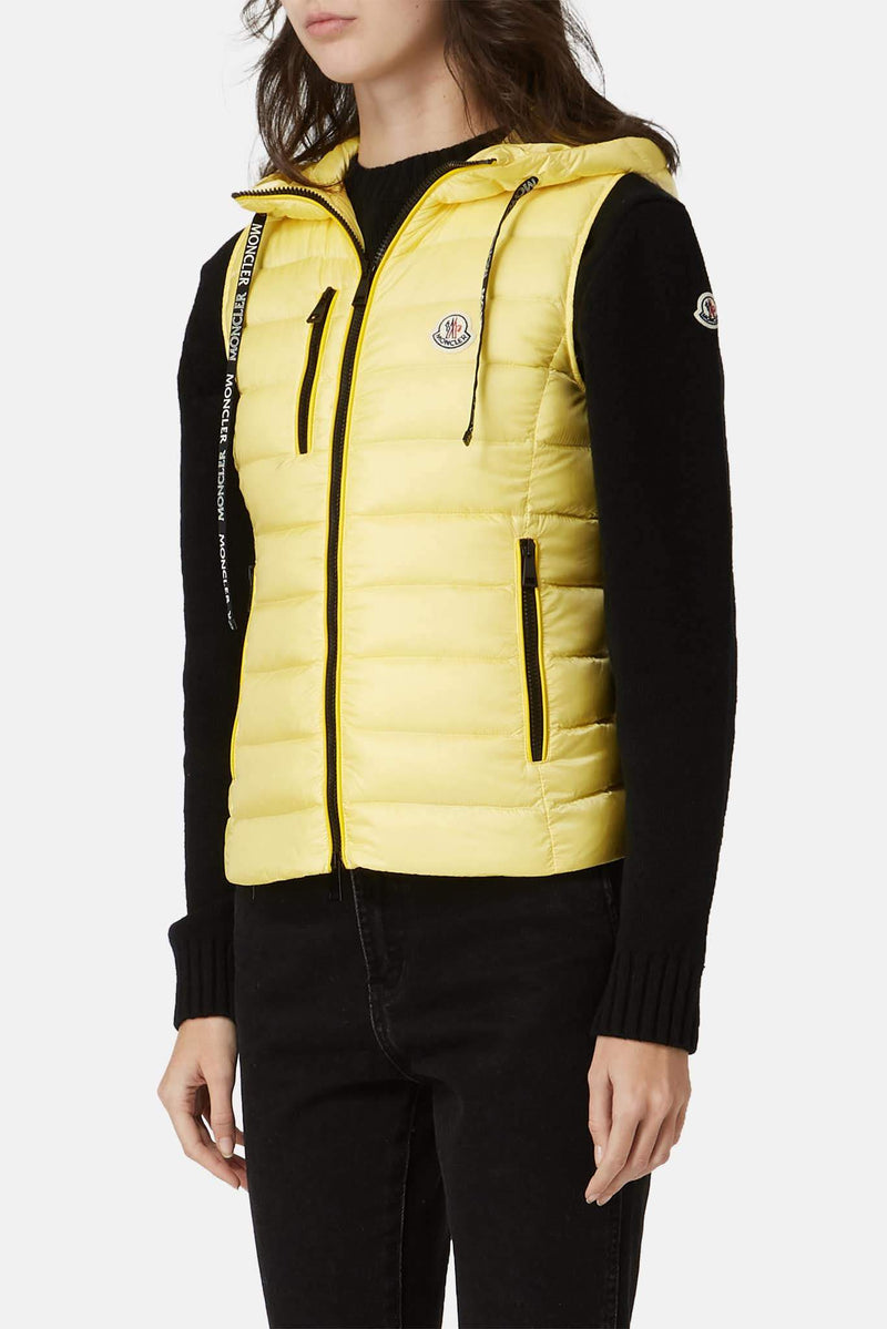 Doudoune jaune "Sucrette" Moncler