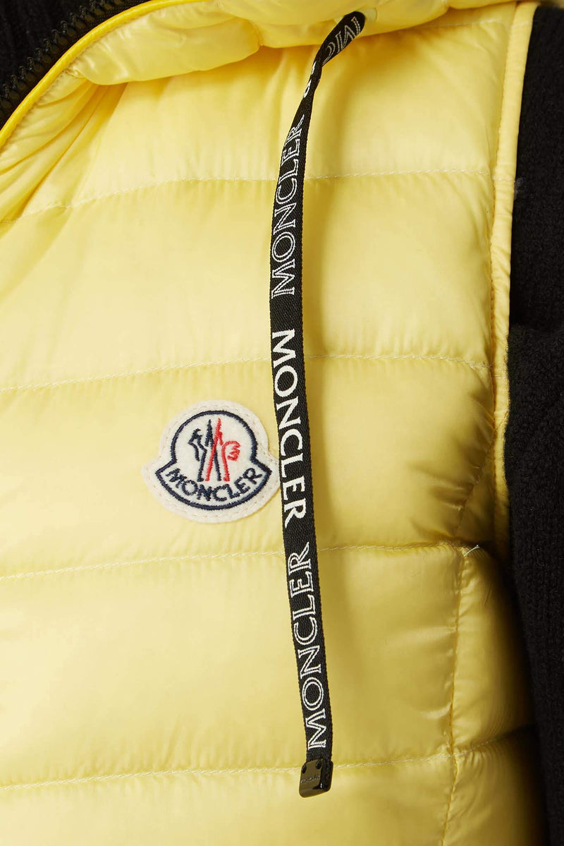 Doudoune jaune "Sucrette" Moncler