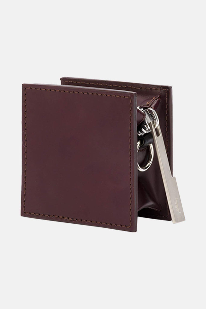 Mini pochette en cuir bordeaux A Cold Wall