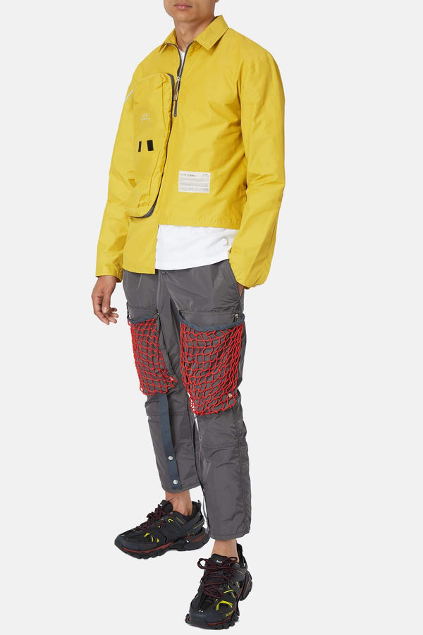 Veste en tissu technique jaune moutarde A Cold Wall