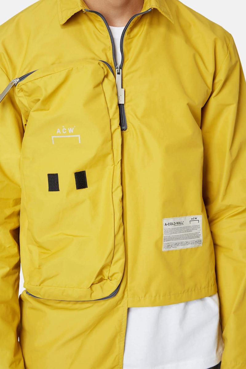 Veste en tissu technique jaune moutarde A Cold Wall