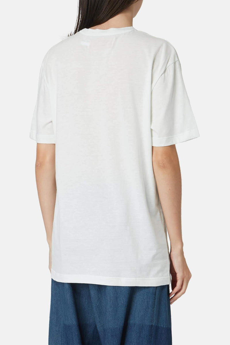 T-shirt imprimé en coton White