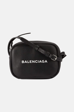 Mini sac en cuir noir Everyday Camera Balenciaga