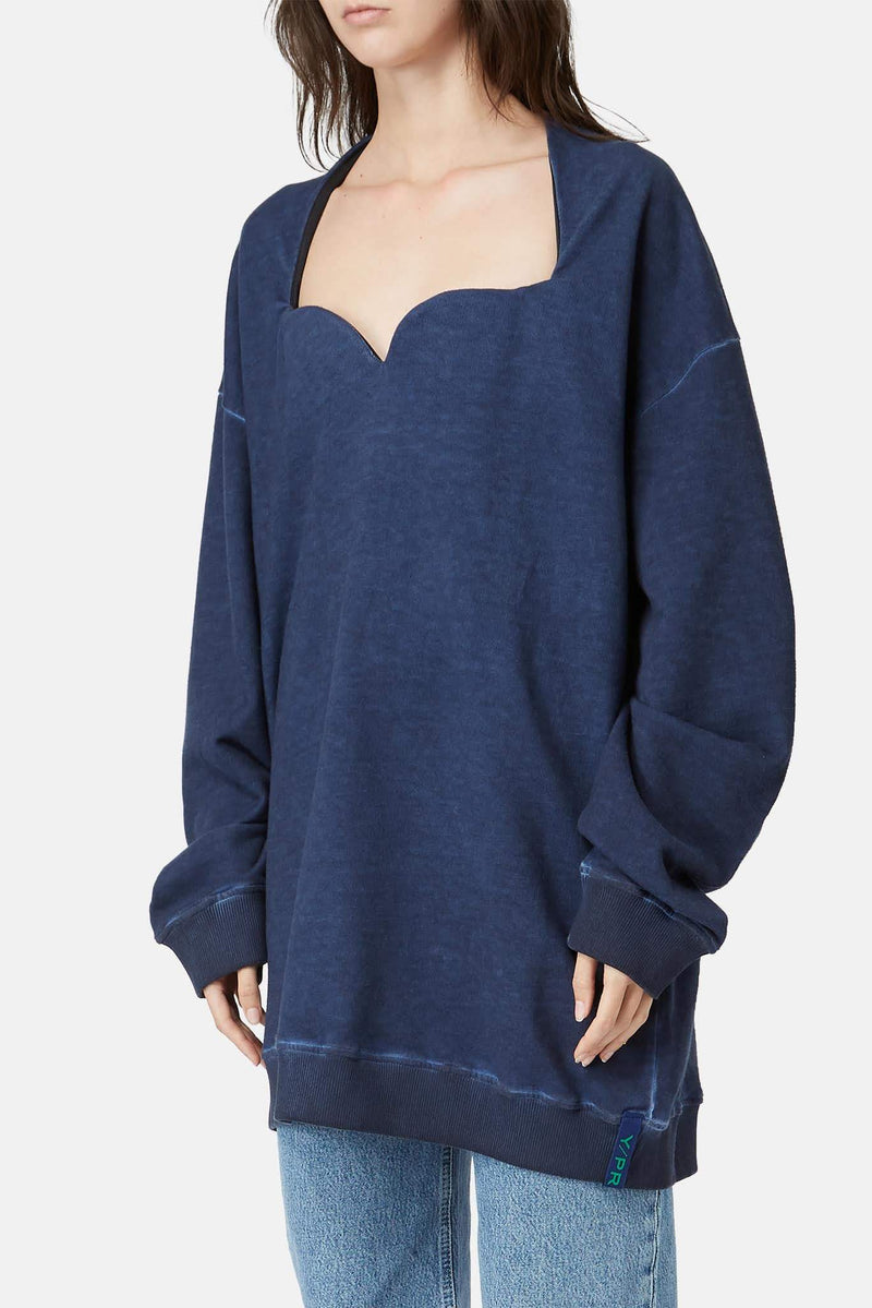 Pull en coton bleu Y/Project