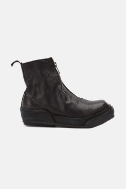 Bottines en cuir noires Guidi