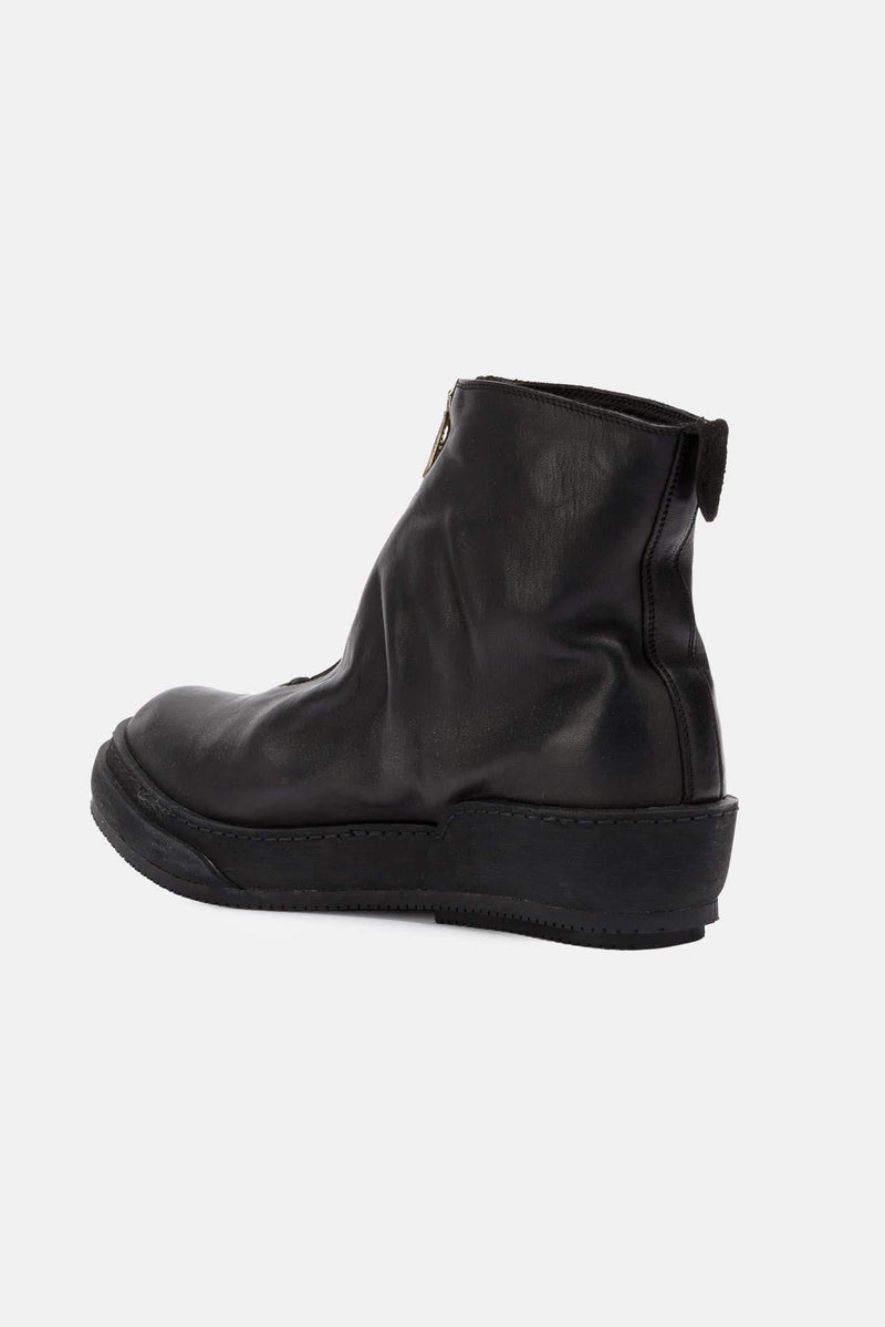 Bottes en cuir noires Guidi