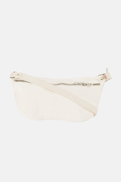 Sac en bandoulière en cuir blanc Guidi