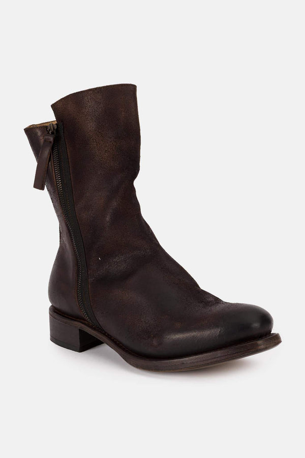 Bottes en cuir marron foncé Cherevichkiotvichki