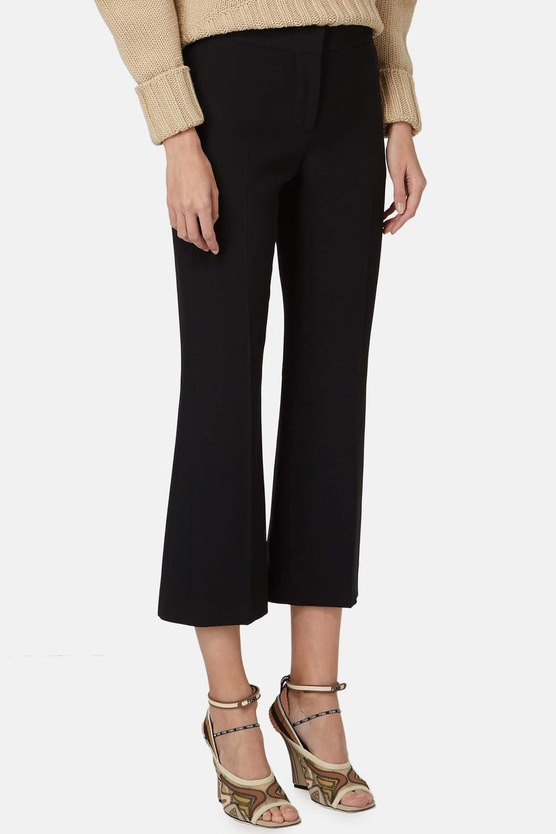 Pantalon plissé noir Alexander McQueen