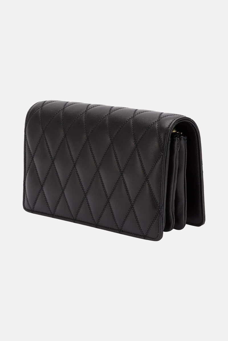 Sac en cuir noir "Angie" Saint Laurent