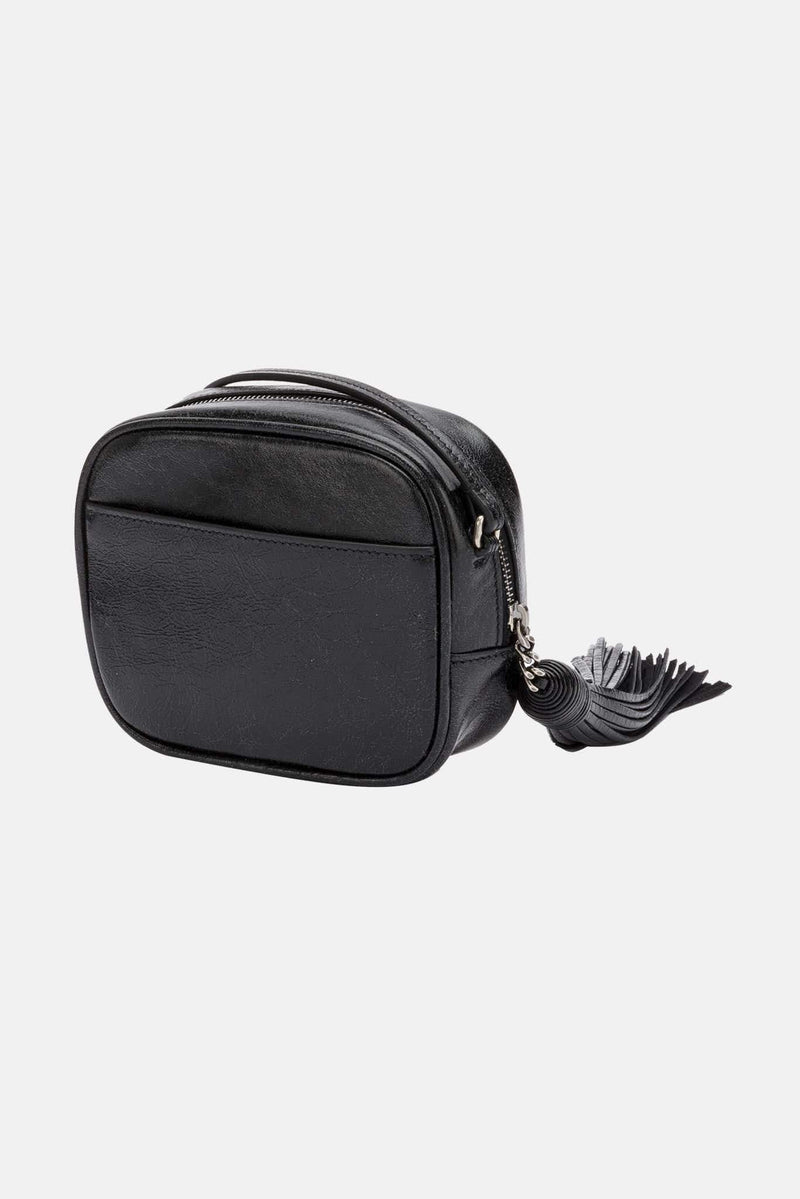 Mini sac en cuir noir "Blogger" Saint Laurent