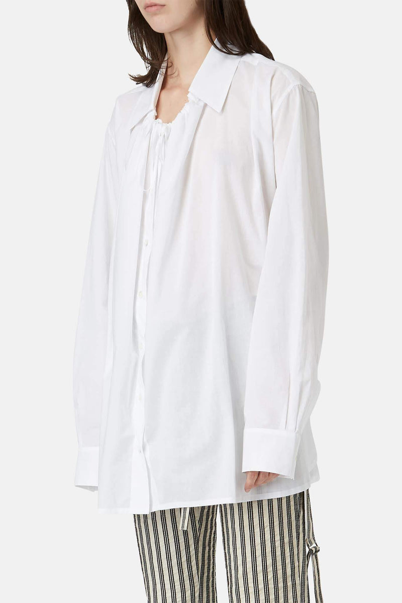 Chemise en coton blanche Ann Demeulemeester