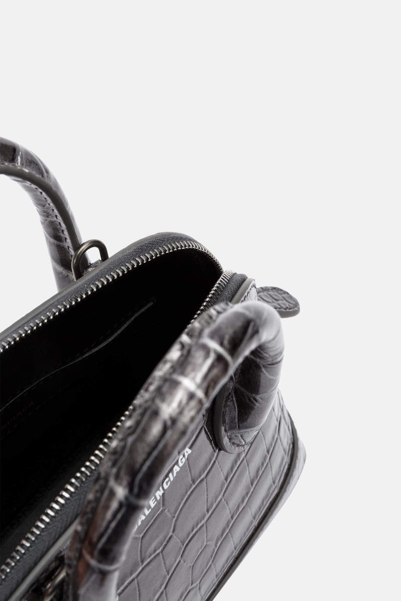 Sac toy effet crocodile "Ville" Balenciaga