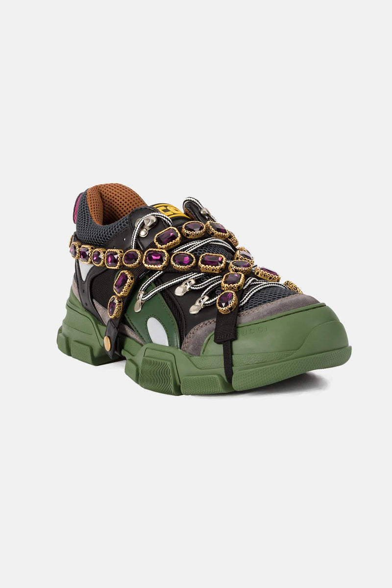 Baskets en cristaux Flashtrek Gucci