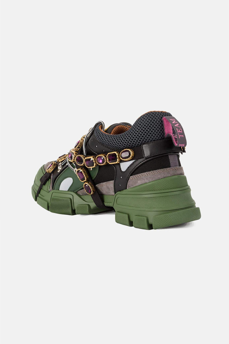 Baskets en cristaux Flashtrek Gucci