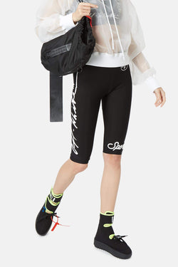 Cycliste imprimé noir Off-White