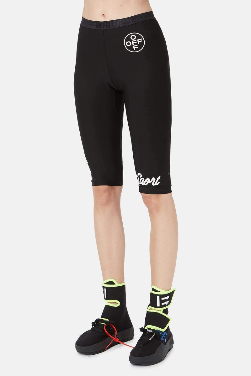 Cycliste imprimé noir Off-White