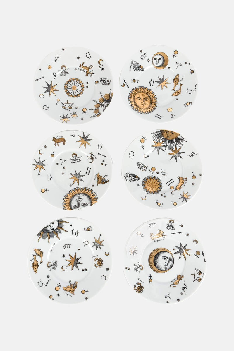 Set de 6 tasses à thé Astronomichi Fornasetti