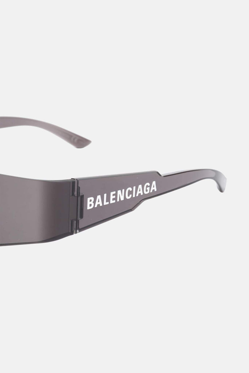 Lunettes de soleil géométriques noires Balenciaga