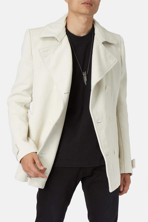 Manteau en coton blanc Carol Christian Poell