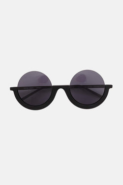 Lunettes de soleil en acétate noires Maison Rabih Kayrouz