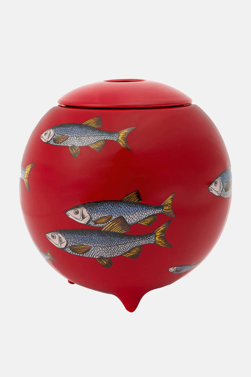 Sphère diffuseur de parfum Sardine - rouge Fornasetti