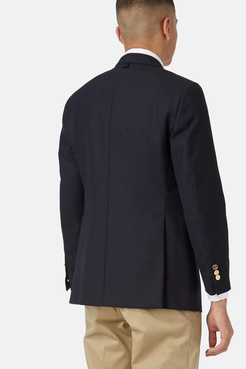 Blazer en laine bleu marine Thom Browne