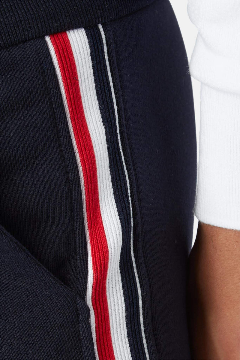 Pantalon de jogging en coton bleu marine Thom Browne