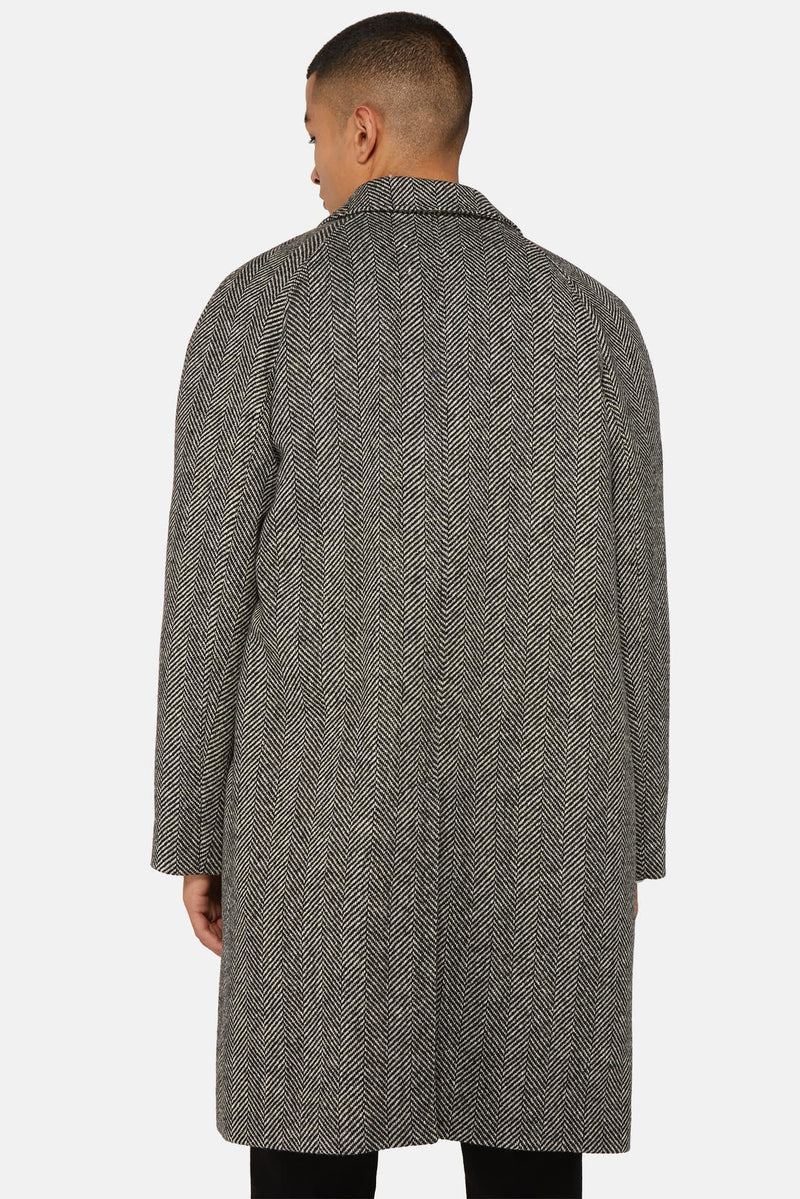 Manteau à chevrons gris Maison Margiela